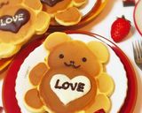 抱きしめたい❤テディベアホットケーキ❤作り方8写真