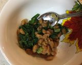 納豆と春菊のごまあえのご飯作り方3写真