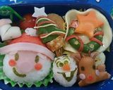クリスマスサンタのお弁当☆作り方3写真
