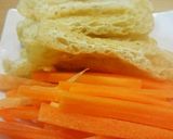 ゆず胡椒風味の人参とツナの炊き込みご飯作り方1写真