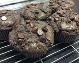 朝食チョコレートチップマフィン作り方9写真