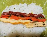 犬ご飯　海苔なし巻き寿司作り方7写真