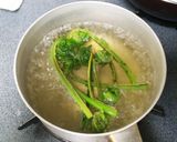 手軽に山菜☆こごみの味噌ナッツごま和え作り方3写真