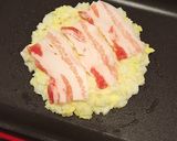山芋入り白菜のふわとろお好み焼き作り方4写真