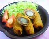 ねぎ巻きひとくちカツ・胡麻味噌風味作り方6写真