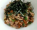 ☆サバの水煮 小ネギ 青しそ納豆作り方3写真