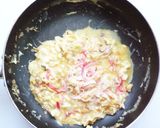 かに玉風　かにかまとねぎのふわふわ卵とじ作り方5写真