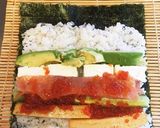 デパ地下風いくら&クリームチーズ 太巻き作り方4写真