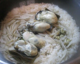 ふっくら美味しい♪牡蠣の炊き込みご飯作り方7写真