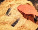 煎り糠入りミートのピーマンボート☆作り方1写真