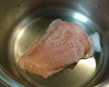 トマトと蒸し鶏の簡単胡麻だれ和え作り方1写真