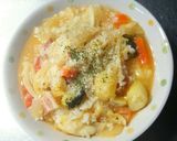 ポトフの残りで焼きリゾット作り方5写真