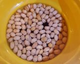 レンジで！節分豆と片口イワシの炊き合わせ作り方2写真