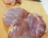 鶏もも肉のもろみ漬け焼き作り方1写真