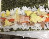 離乳食完了期OK 恵方巻き風のり巻き作り方7写真