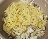 簡単 キノコの和風パスタ しょうゆ系作り方5写真