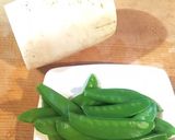 豚肉と大根のガリバタ炒め作り方1写真