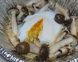 めんつゆ使用☆きのこたっぷり巣ごもり卵作り方5写真