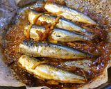 丸干しイワシの梅煮。作り方7写真