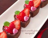 ホワイトチョコクリーム♡ミニハートタルト作り方5写真