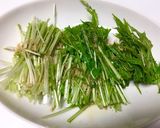 レンジだけで簡単副菜♥水菜のおひたし作り方2写真
