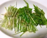 レンジだけで簡単副菜♥水菜のおひたし作り方2写真