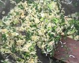 大根の葉っぱで☆青菜しらすチャーハン作り方5写真
