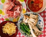 絶品♪キムチーズin肉海苔巻き☆作り方1写真