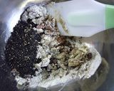 黒ごまプリンの素で濃厚ごまクッキー作り方3写真