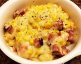 HB牛乳なしベーコンとコーンの総菜パン♪作り方2写真