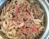 短時間で味しみしみ！牛肉とごぼうの時雨煮作り方3写真