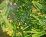 からし菜のバターコーン炒め!作り方2写真