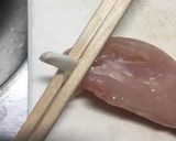 とろ〜りチーズとアボカドのささみ巻き作り方1写真