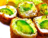 とろ〜りチーズとアボカドのささみ巻き作り方10写真