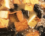 たっぷり木耳と青梗菜★絹揚げの★そぼろ煮作り方6写真
