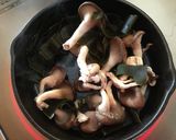納豆とヒラタケの炒め物作り方2写真