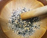 手軽に山菜☆こごみの味噌ナッツごま和え作り方6写真