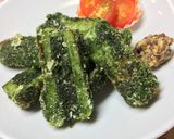 クロレラ入り!はんぺんのパン粉焼き♪作り方4写真