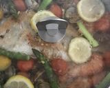 鯛のアクアパッツァ&レモンバターパスタ作り方9写真