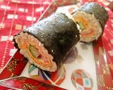 パンで色々巻き寿司作り方9写真