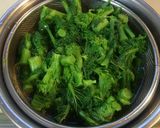 菜の花の胡麻和え作り方2写真
