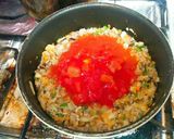 野菜たっぷりキーマカレー！ポーチドエッグ作り方4写真