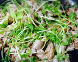 ぶた肉と豆苗のゆず塩マヨネーズ焼き作り方2写真