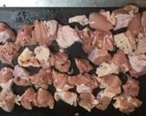 シュクメルリ(鶏のにんにくミルク煮)作り方1写真