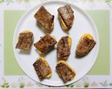 Xmasメニュー牛カマンベールピンチョス作り方7写真