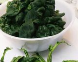 居酒屋風☆ちぢみほうれん草の和風サラダ作り方1写真