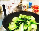 【簡単】ちんげん菜炒め(1〜2人用)作り方2写真