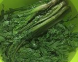 春菊の節分豆和え(*^^*)作り方1写真