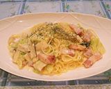 旨ウマ♪簡単！牛乳で作るクリームパスタ作り方6写真