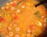 簡単ほっこり♪ミネストローネ風味噌汁♪作り方5写真